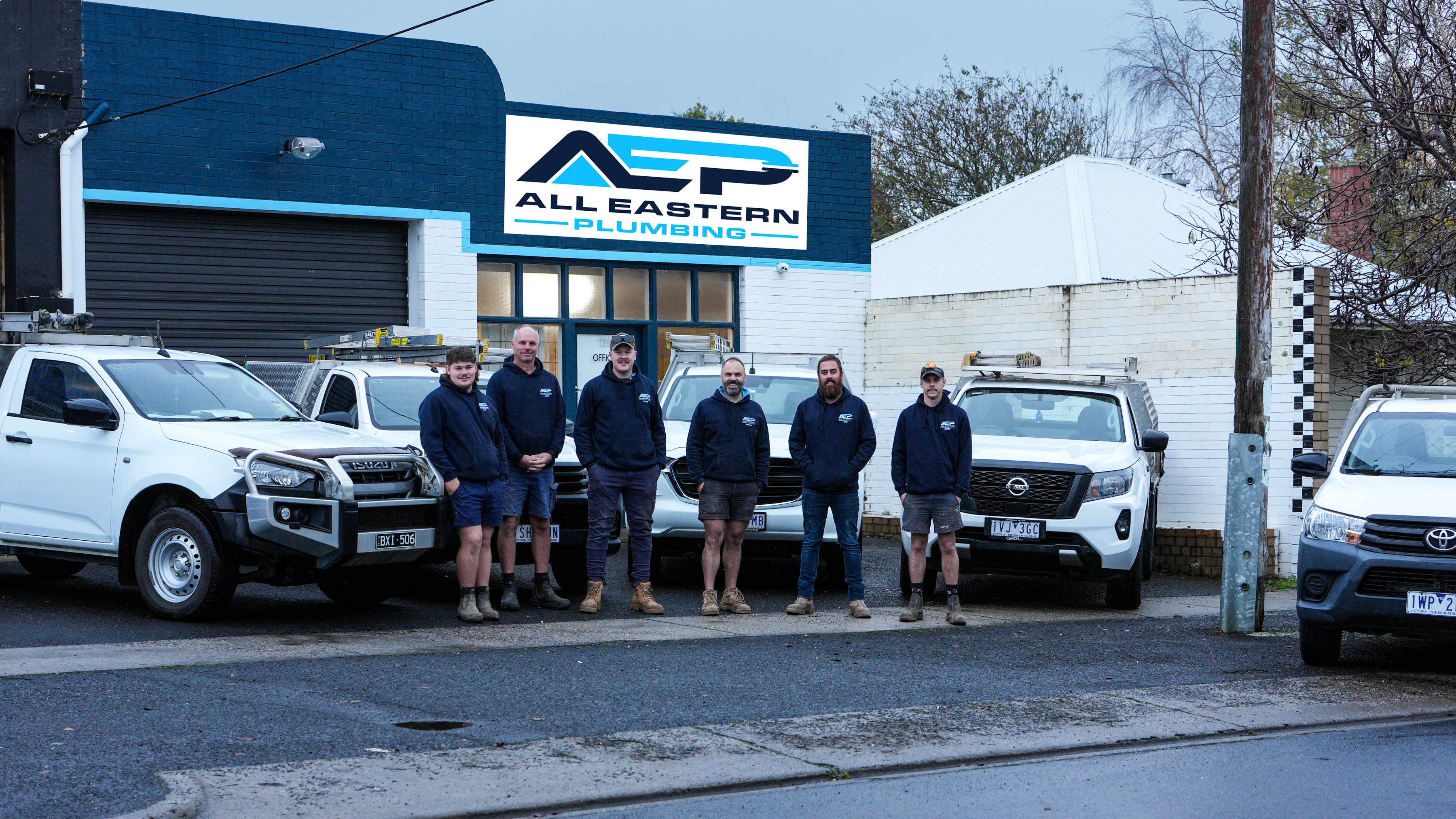 All Eastern Plumbing team and fleet